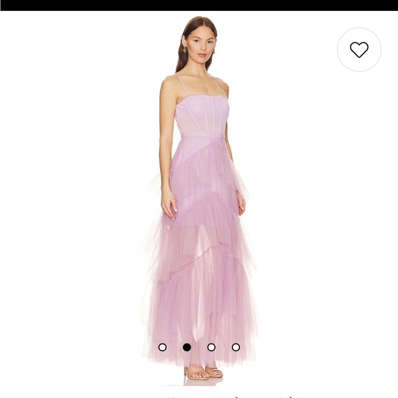 BCBG Maxazria tulle gown - Picture 2 of 4